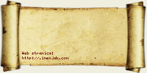 Mina Jakovljević vizit kartica